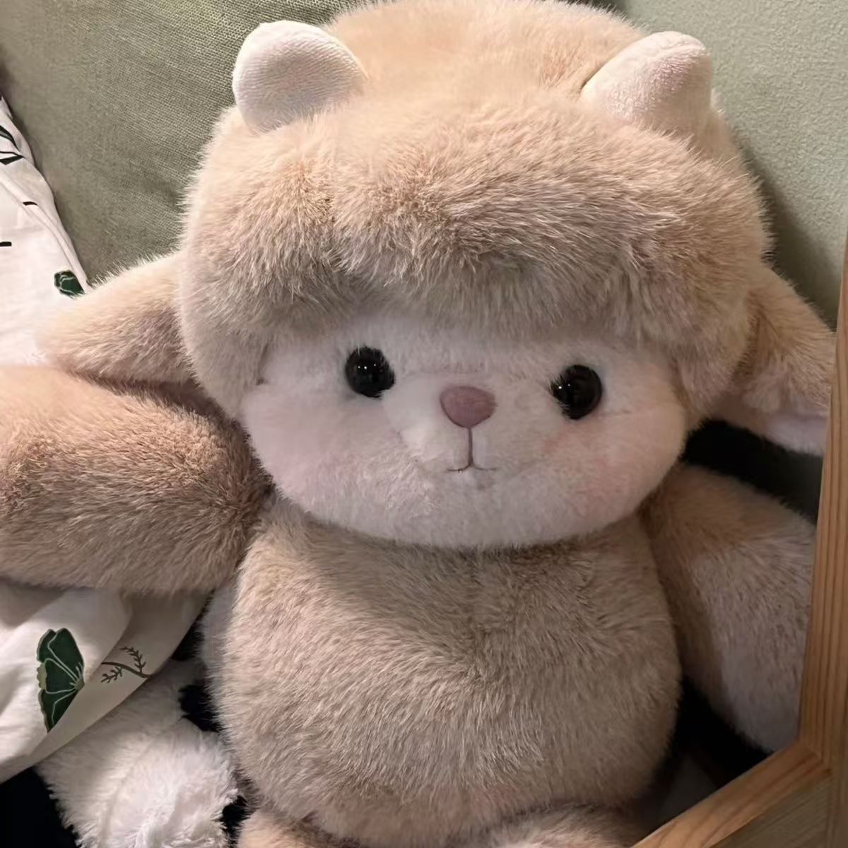 Lamb Stuffed Animal 18 inch Cute Realistic Sheep Plush Toys Ultra Soft Plushies Gifts for Kids White