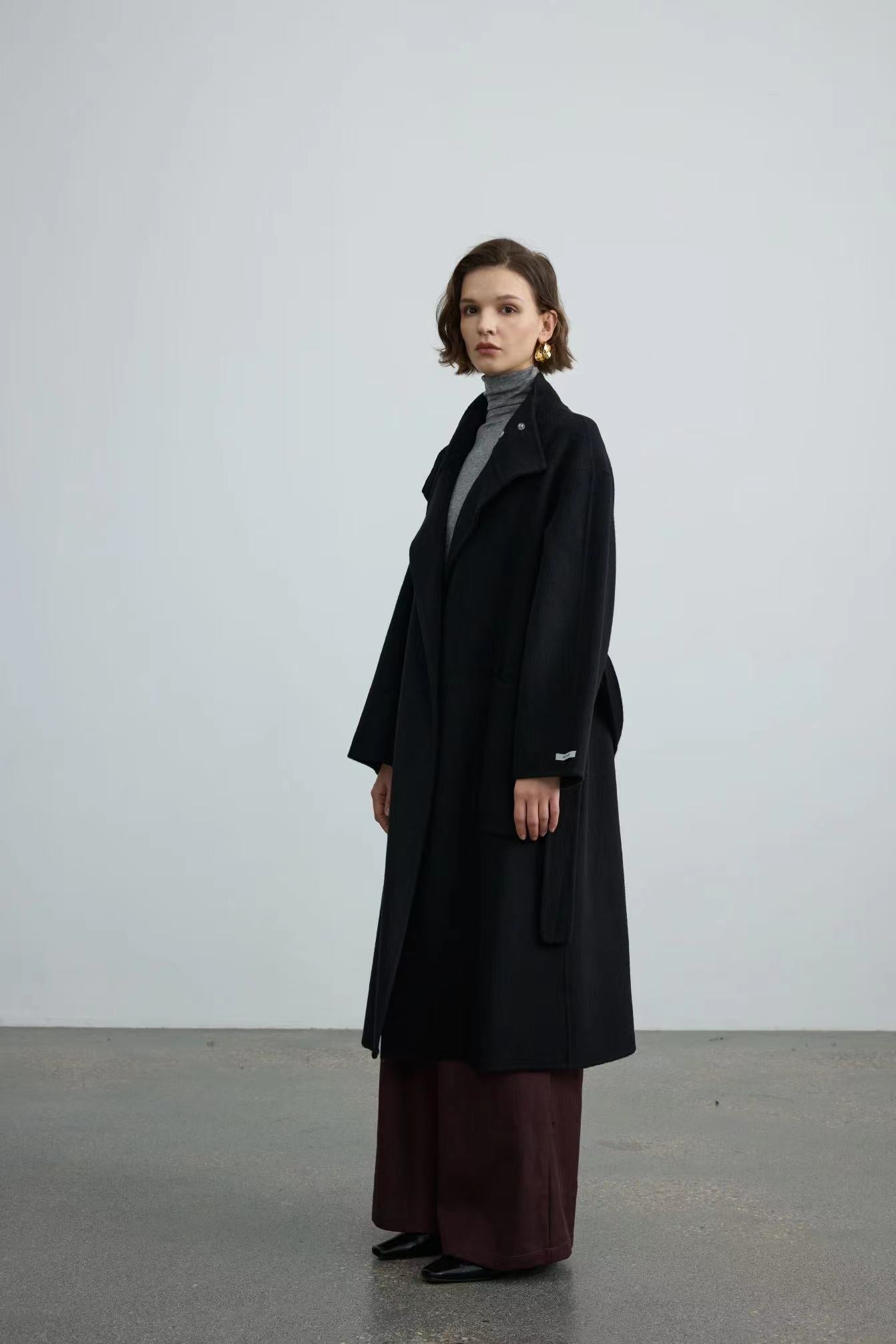 100% Handmade Double Face Wool Coat