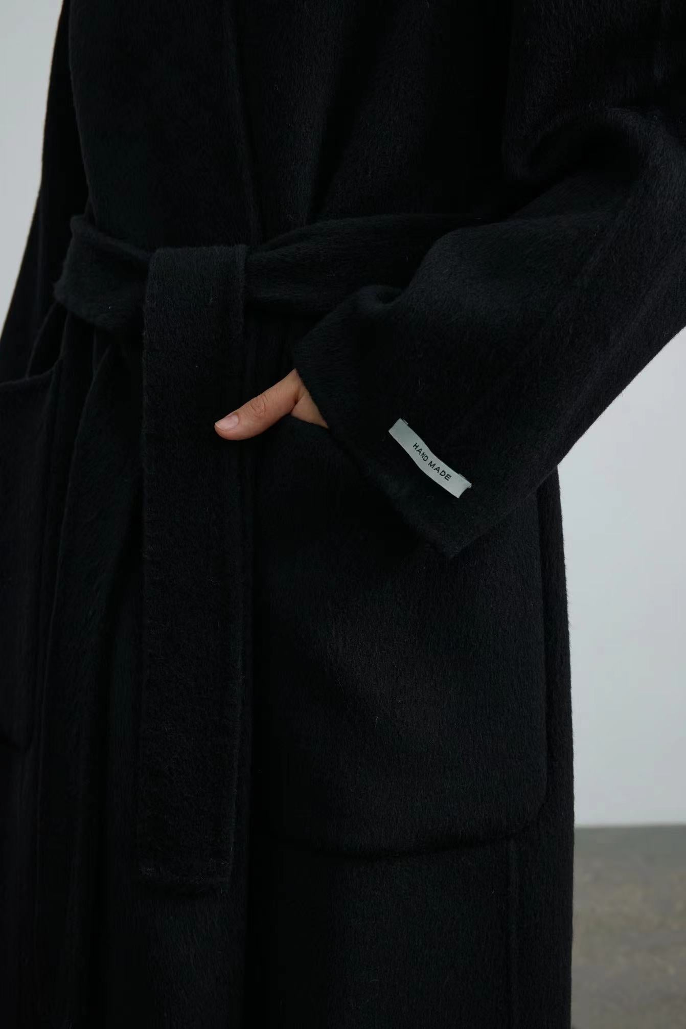 100% Handmade Double Face Wool Coat