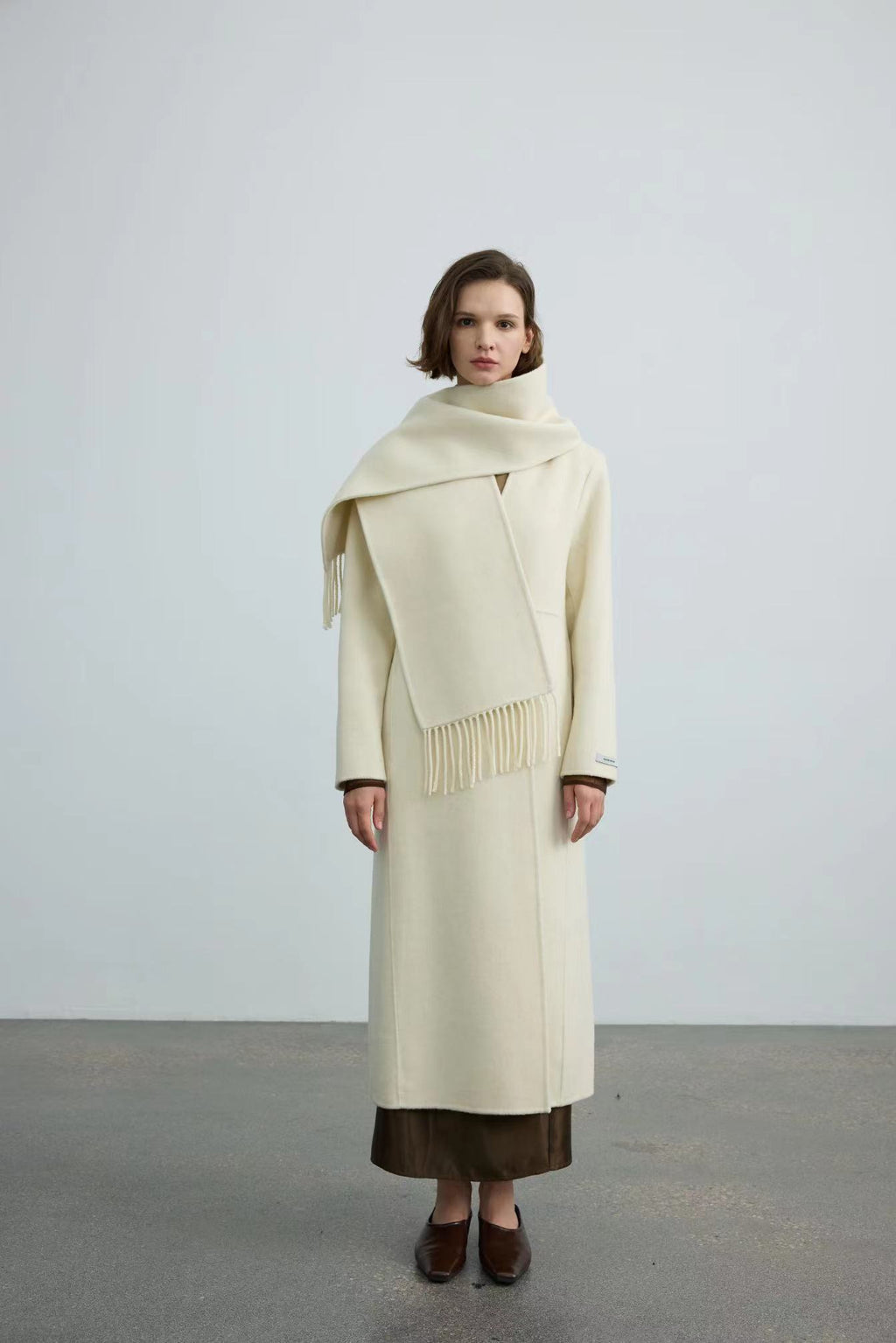 100% Handmade Double Face Wool Coat