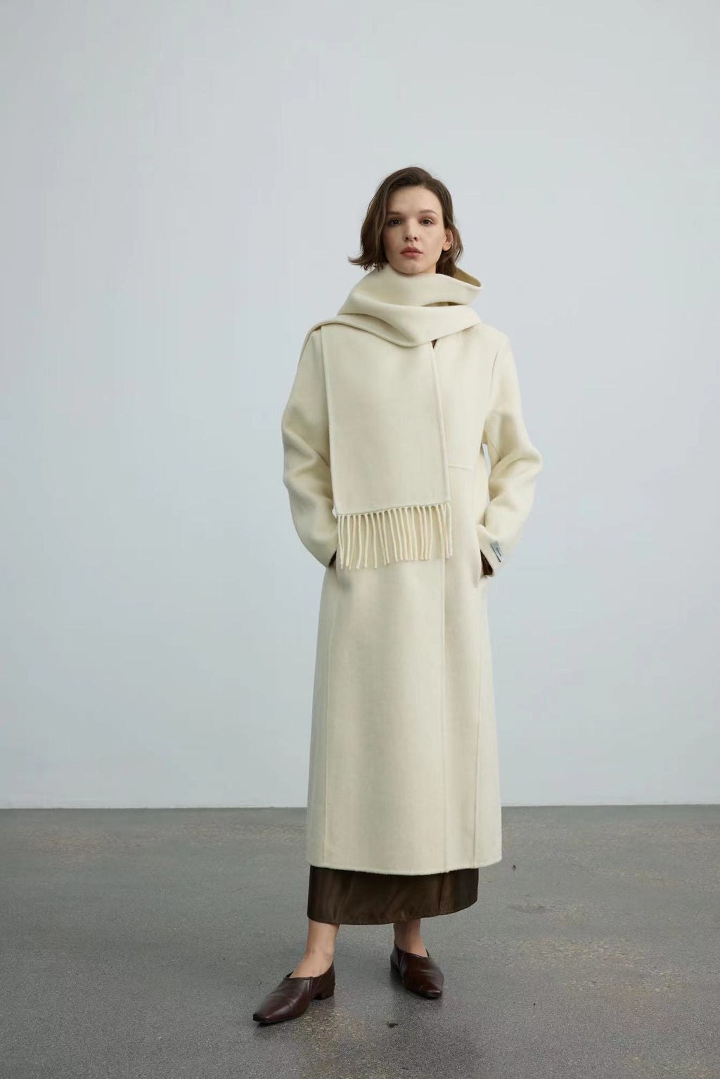 100% Handmade Double Face Wool Coat