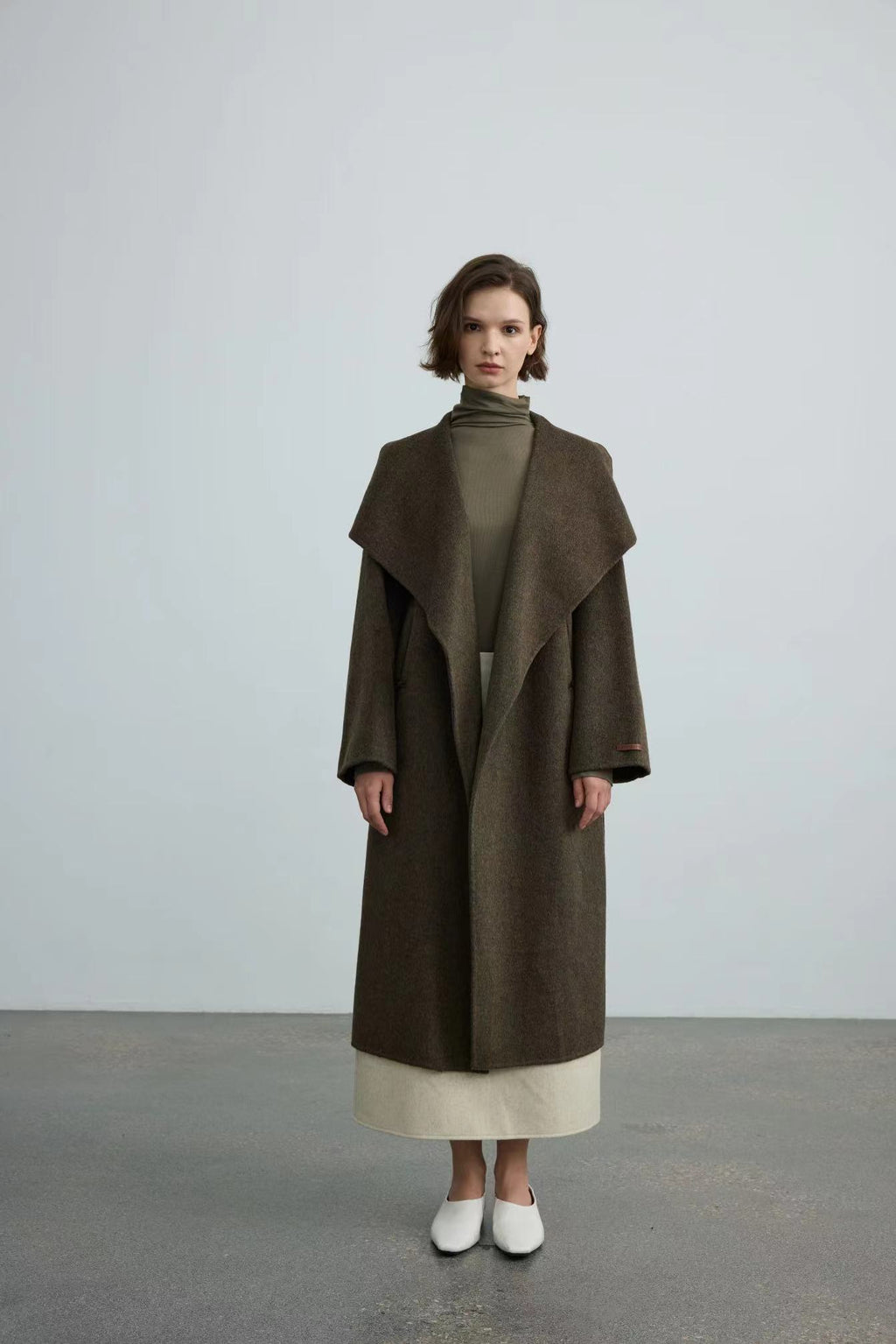 100% Handmade Double Face Wool Coat