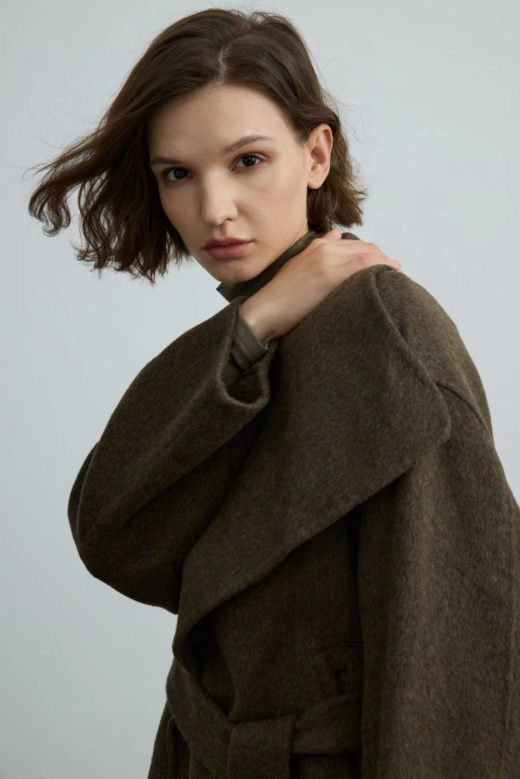 100% Handmade Double Face Wool Coat