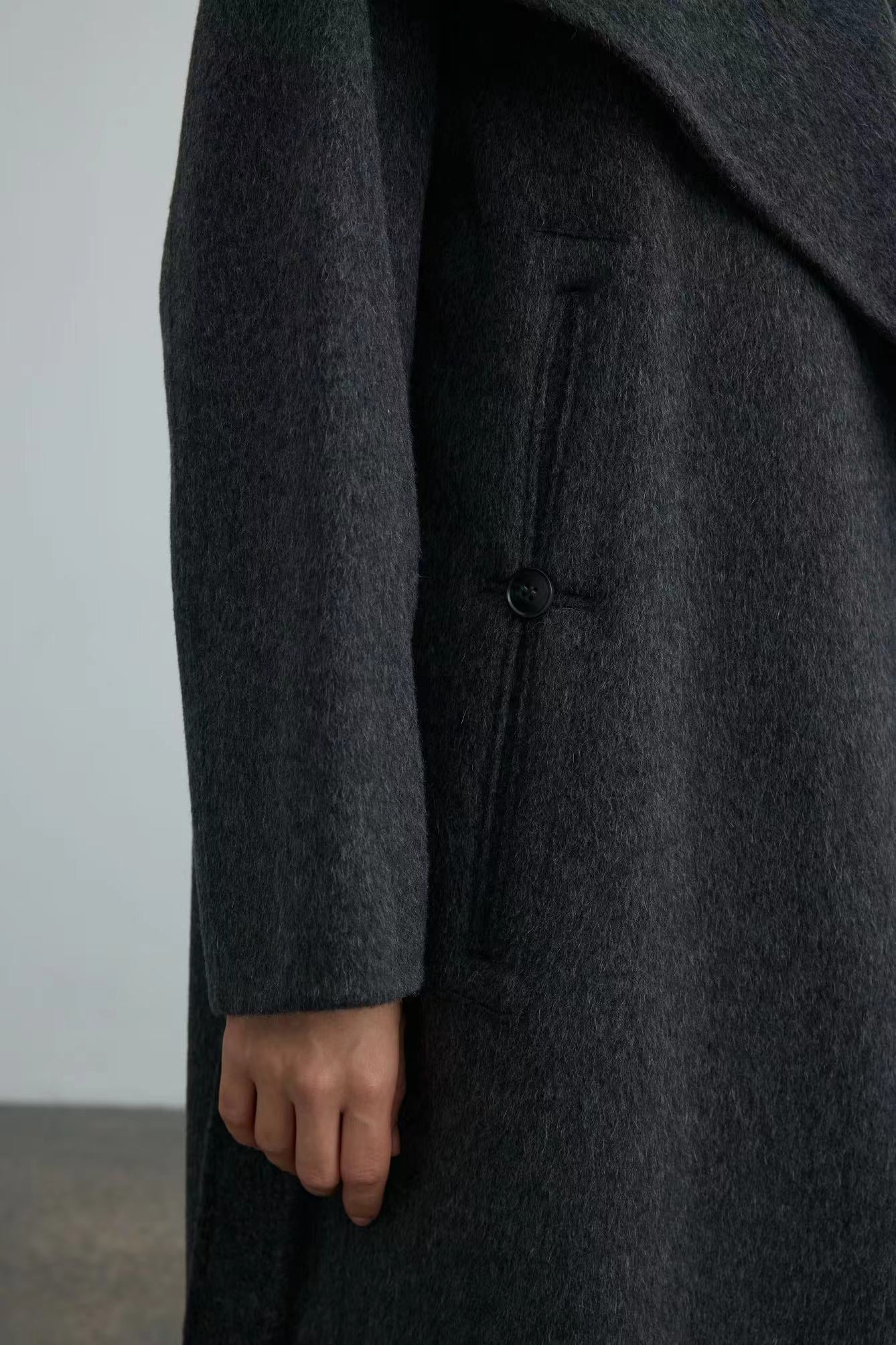 100% Handmade Double Face Wool Coat