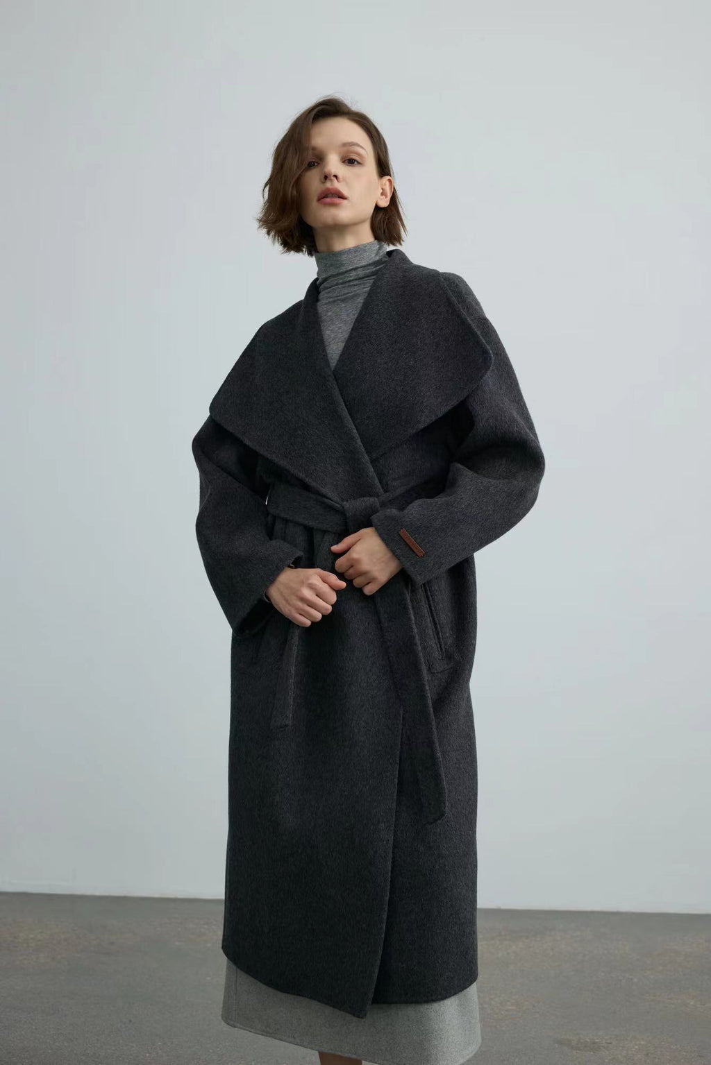 100% Handmade Double Face Wool Coat
