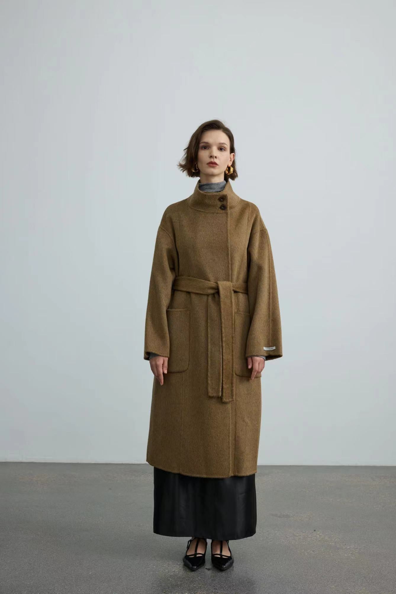 100% Handmade Double Face Wool Coat