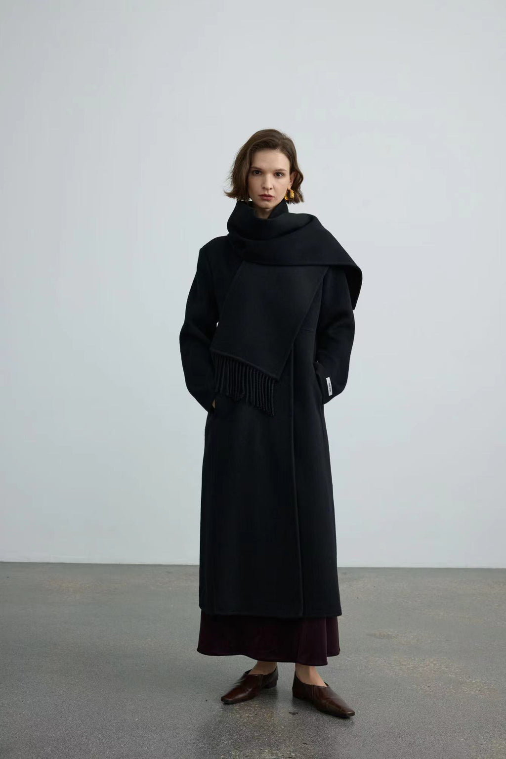 100% Handmade Double Face Wool Coat