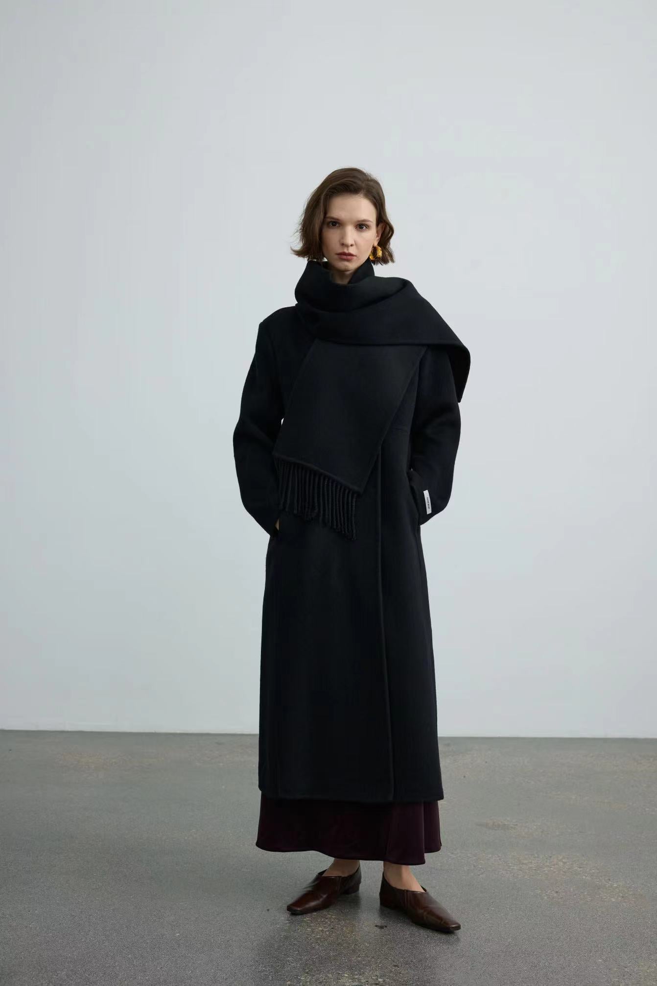 100% Handmade Double Face Wool Coat